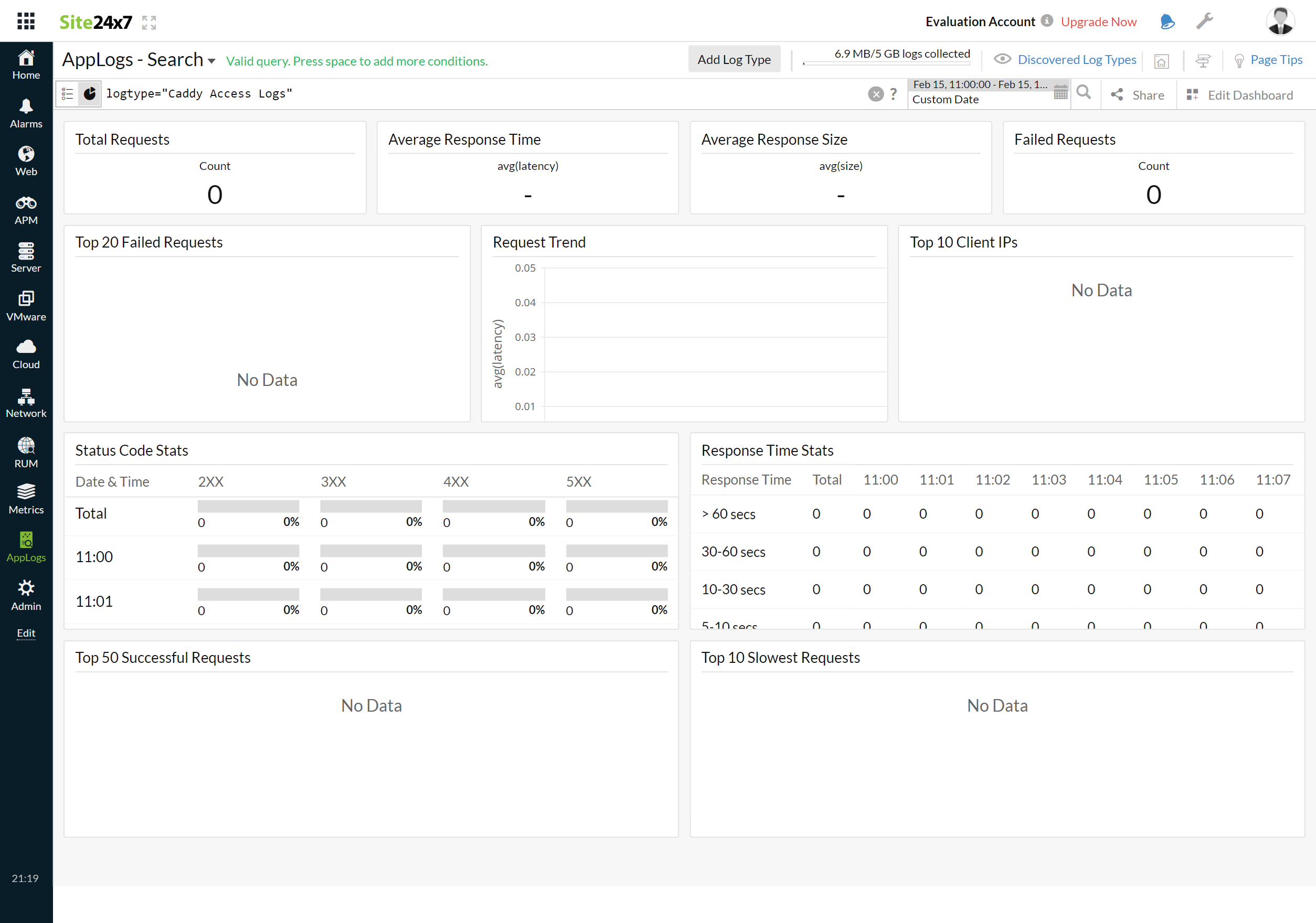 caddy-access-logs-dashboard